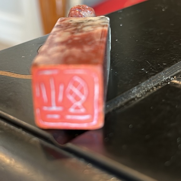 Shoushan Vintage chops (2) Approx 3”tall - Picture 2 of 5